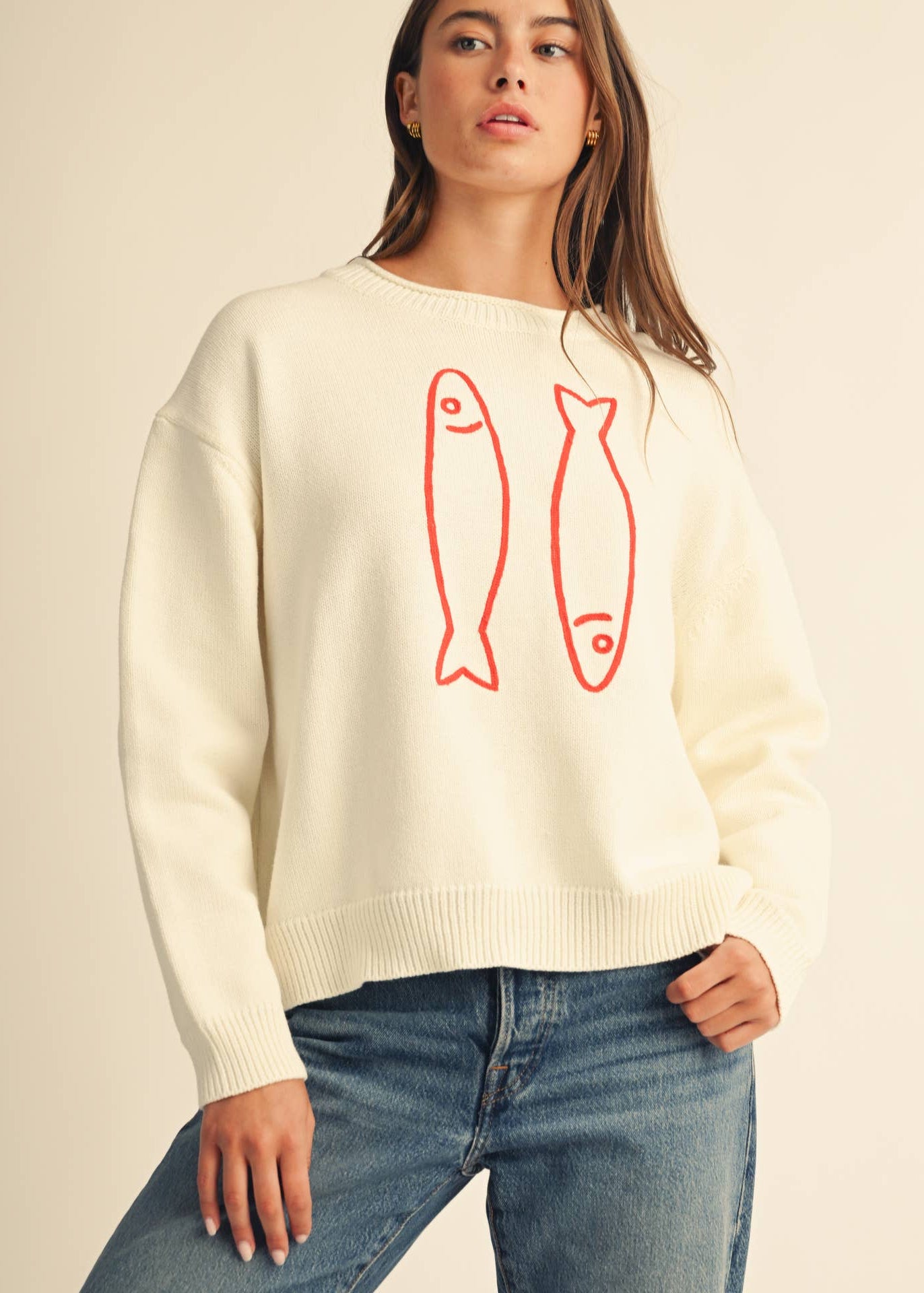 Sardine Sweater in White