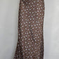Satin Maxi Skirt with florals