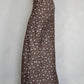 Satin Maxi Skirt with florals