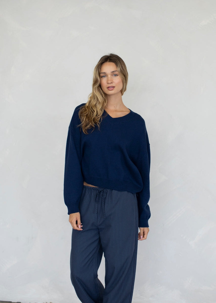 Sarah Sweater in Navy