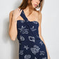 One Shoulder Shell Mini Dress