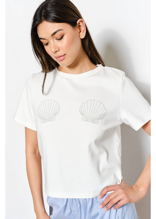 Shell Print Tee