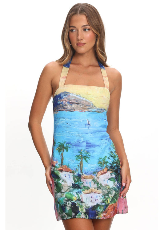 Tropical Horizon Mini Dress