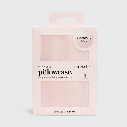 Standard Size Satin Blush Pillowcase