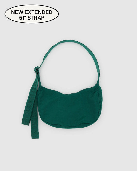 Small Nylon Crescent Bag in Cypress by Baggu