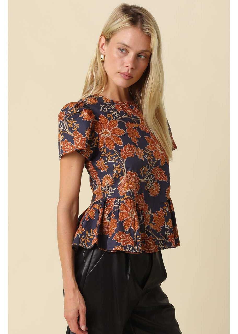 Fall Floral Top