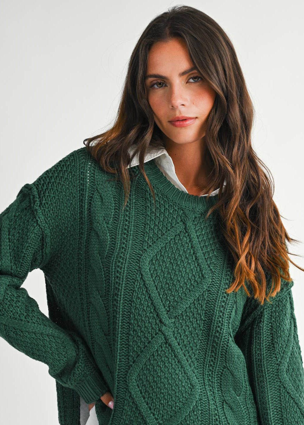 Adela Sweater in Pine