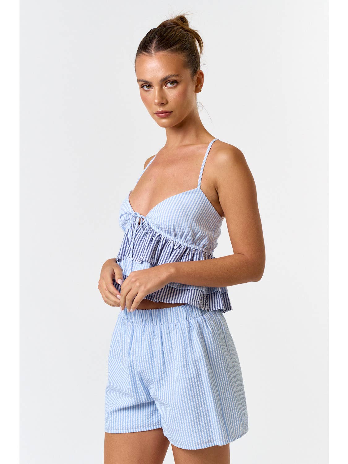 Shoreside Ruffle Bow Cami