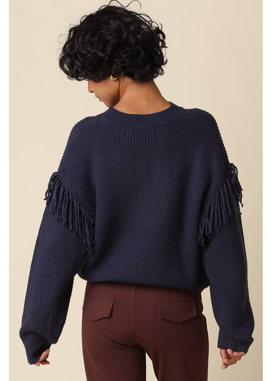 Fringe Knit Sweater
