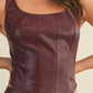 Square Neck Corset Top