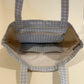 Blue Gingham Tote