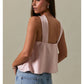 Strapless Scarf Satin Top