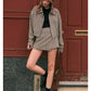 Houndstooth Pattern Jacket