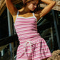 Striped Tank Top in Pink