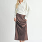 Maxi Skirt in Cocoa