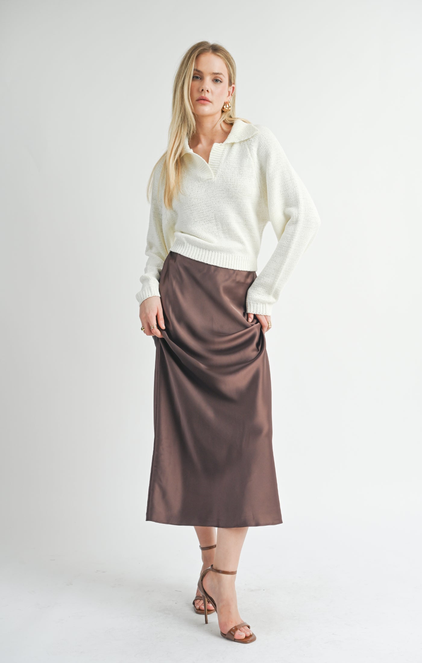 Maxi Skirt in Cocoa