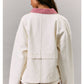 Jacket with Gingham Contrast Detailing