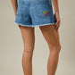 Chili & Lime Embroidered Denim Style Shorts