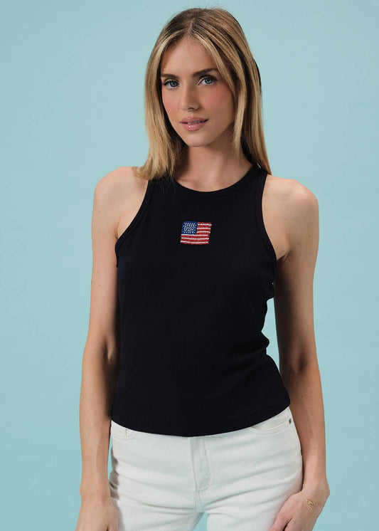 USA Beaded Tank