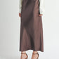 Maxi Skirt in Cocoa