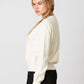 Button Down Cardigan in White