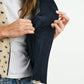 Navy Heart Fleece Vest