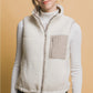 Reversible Sherpa Vest with Side Pockets