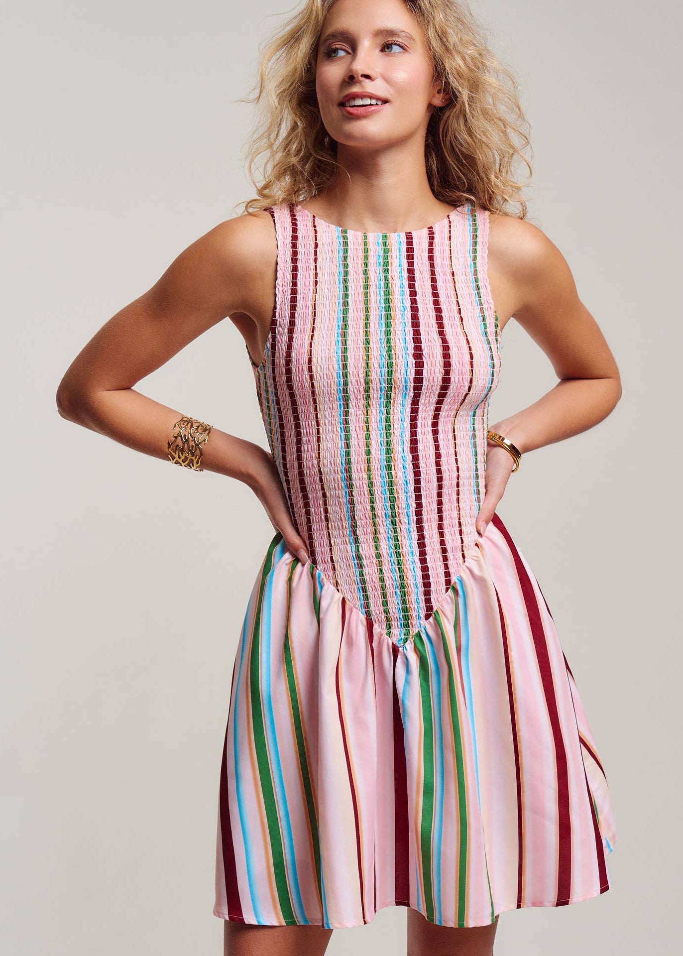 Sorbet Striped Dress