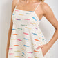 Fish Print Midi Dress