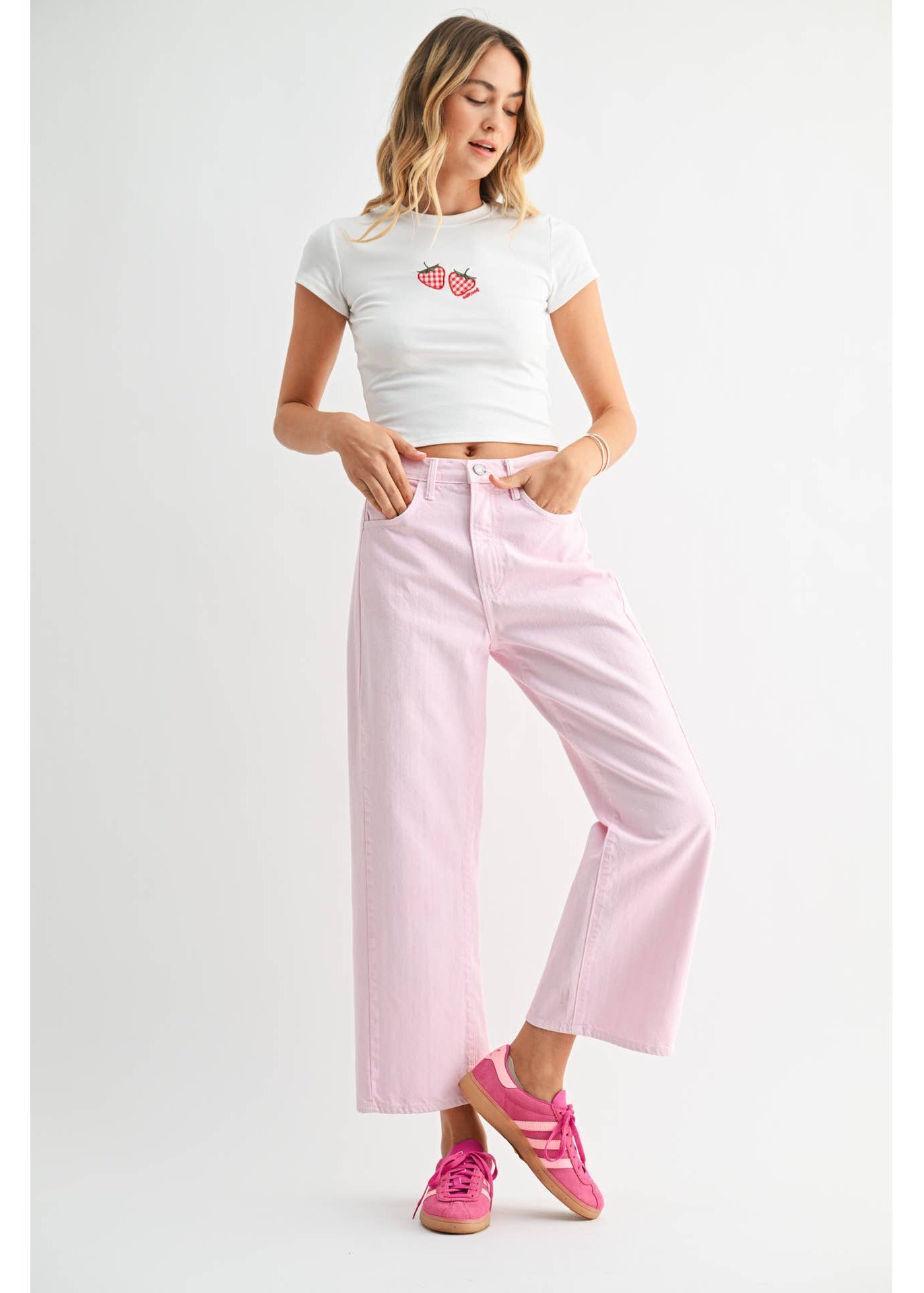 Pink Barrel Pant
