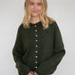 Clara Cardigan in Hunter Green