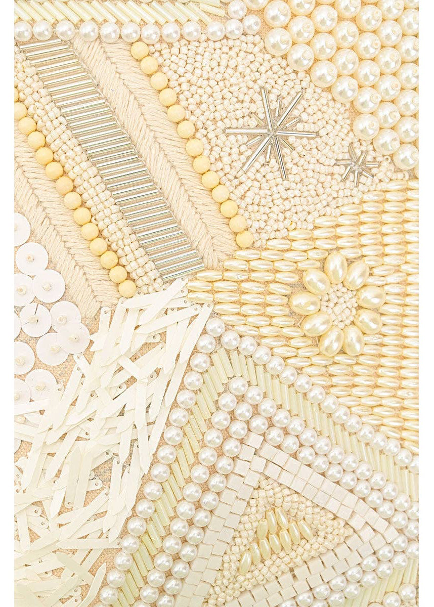 Shimmering Sands Embellished Shoulder Bag