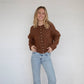 Clara Cardigan in Brown