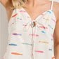 Fish Print Cami