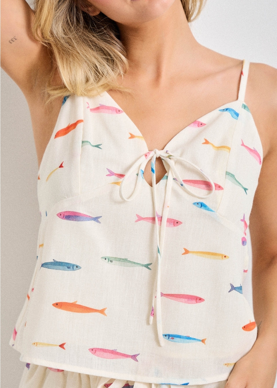 Fish Print Cami