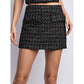 Metallic Tweed Mini Skirt