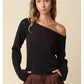 One Shoulder Knit Top