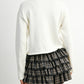 Tie-Front Long Sleeve in Ivory