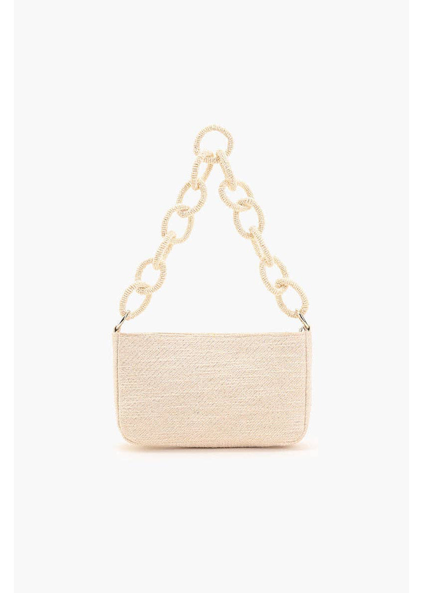 Shimmering Sands Embellished Shoulder Bag
