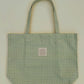 Sage Gingham Tote