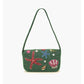 Emerald Sea Life Beaded Shoulder Bag