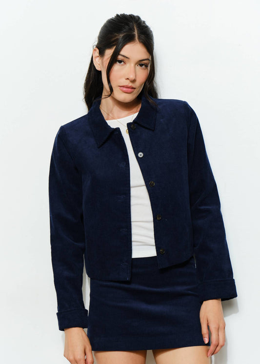 Corduroy Navy Jacket