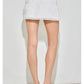 Lace and Pintuck Detail Skirt