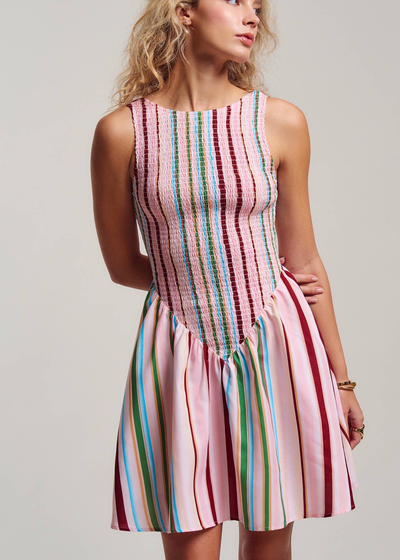 Sorbet Striped Dress