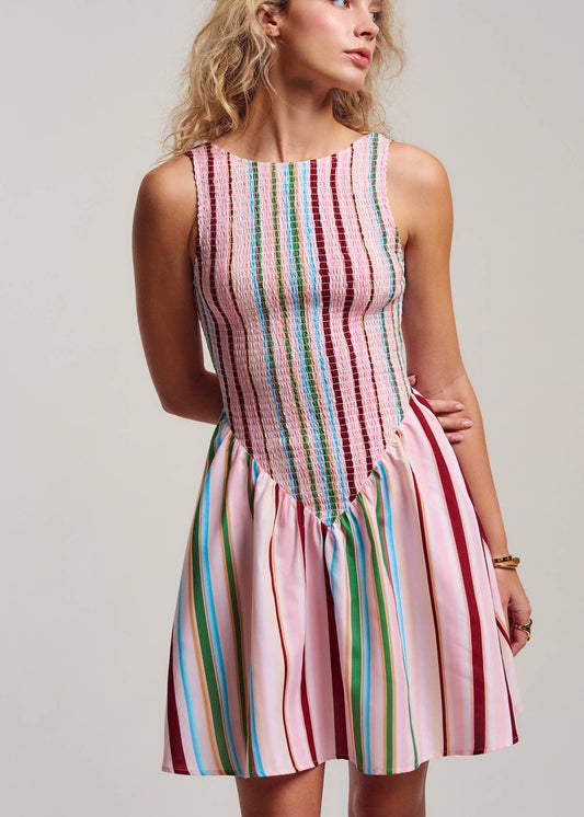 Sorbet Striped Dress