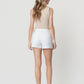 Denim Skort in White