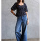 Smocked Peplum Top
