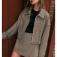 Houndstooth Pattern Jacket