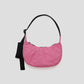 Small Nylon Crescent Bag in Azalea Pink by Baggu