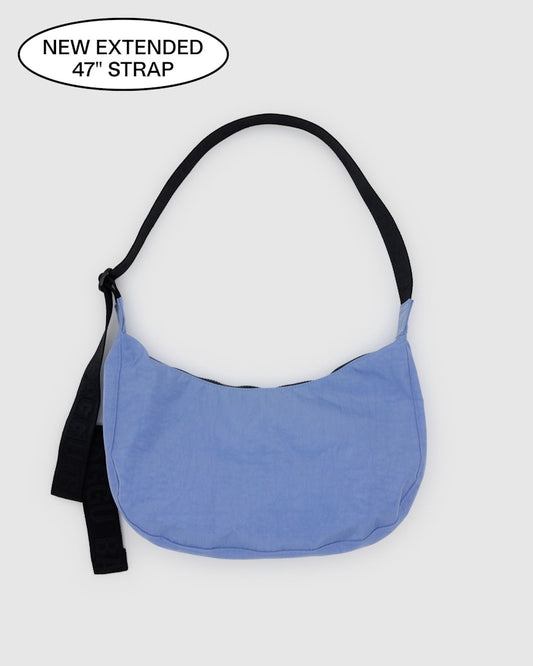 Medium Nylon Crescent Bag in Cornflower by Baggu